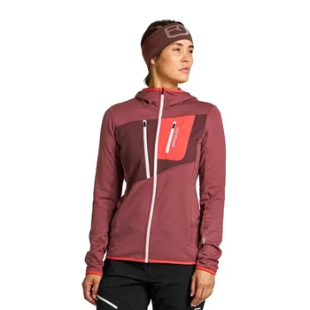 Флісова кофта Ortovox Fleece Grid Hoody Wmn Mountain rose S (100077561)
