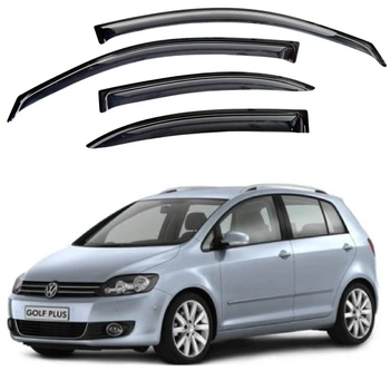Дефлектори окон для Volkswagen Golf V Plus 5d 2004- на скотчі (Acrylic) AMV20704