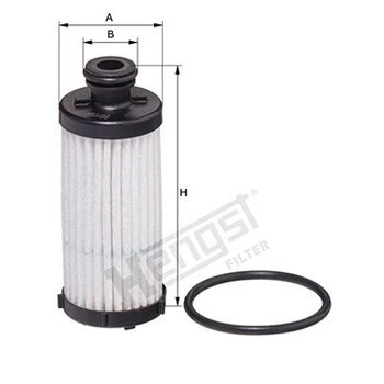 Фільтр АКПП з прокладкою Audi 1.4 TFSI/ 2.0 TFSI/TDI/ 3.0 TDI A4 15-/ A5 15-/ A6 11-/ A7 14-/ Q5 08- (7-speed dual--clutch) Hengst (EG1170HD732)