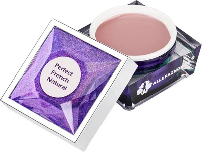 Гель для нарощування нігтів Allepaznokcie самовирівнювальний Perfect French Natural 50 г (5901960305783)