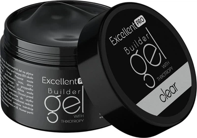 Гель для нарощування нігтів Excellent Pro Builder With Thixotropy Clear 50 г (5903900428170)