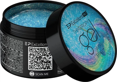 Гель для нарощування нігтів Excellent Pro Thixotropy With Effect Unicorn Ice 50 г (5903900439763)