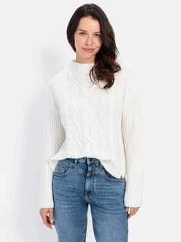 Светр в'язаний жіночий Camel Active KNITWEAR 309571-4K45-01 M Білий (4064478884643)