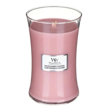 Ароматична свічка з ароматом квітів Woodwick Large Pressed Blooms & Patchouli 609 г