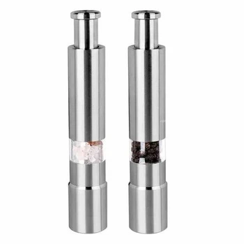 Набор мельниц для соли, перца, специй No Brand 2 предмета сталь (SPM-6121/2)
