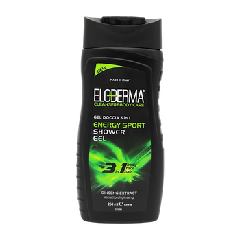 Гель для душа мужской Eloderma 3в1 Energy Sport 250 мл