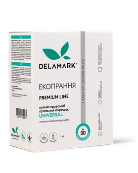 Пральний порошок DeLaMark Universal з ефектом кондиціонера 1 кг