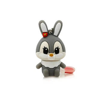 USB флешка Shandian Кролик серый, 16GB