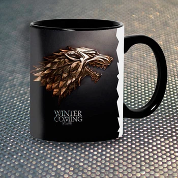 Чашка Fan Girl Старк Stark Гра Престолів Game of Thrones New (14456) 330 мл Різнокольоровий