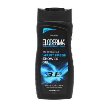 Гель для душа мужской Eloderma 3в1 Sport Fresh 250 мл