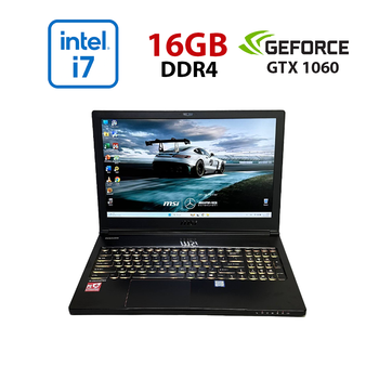 Игровой ноутбук Б-класс MSI GS63 Stealth 8RE / 15.6" (1920x1080) IPS / Intel Core i7-8750H (6 (12) ядер по 2.2 - 4.1 GHz) / 16 GB DDR4 / 512 GB SSD / nVidia GeForce GTX 1060, 6 GB GDDR5, 192-bit / WebCam / Win 11 Pro б/у