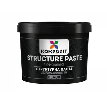 Паста структурна Art Kompozit 1000 мл дрібнозерниста Чорна 522566