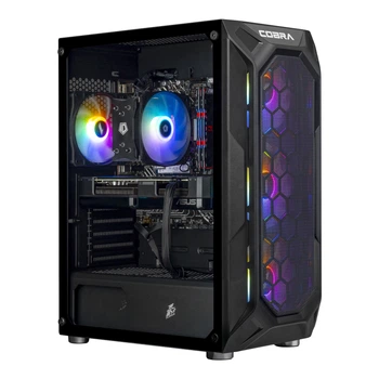 Ігровий комп'ютер COBRA Advanced (A56.16.S2.57.23504) Black / AMD Ryzen 5 5600 / RAM 16 ГБ / SSD 250 ГБ / RTX 5070 12 ГБ