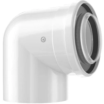 Відведення коаксіальне Bosch 7738112616 FC-CE60-87 на 87° для конденсаційних котлів, діаметр 60/100 мм
