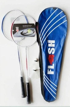 Набір для бадмінтону Flash Badminton racket set DB-120 (2 ракетки+2волана+чохол на блискавці) (DB-120)