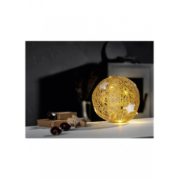 Новорічна настільна LED прикраса «Різдвяна куля» Livarno Home (NY4473130820250)