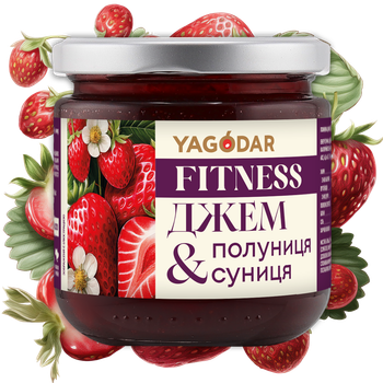 Полуничний джем без цукру з суницею Yagodar