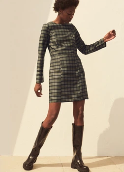 Сукня в клітку H&M 915487002c52 38 хакі (100003985)