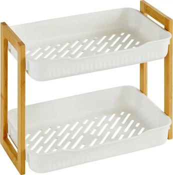 Organizer pod prysznic 5five Simply Smart Natureo 27 x 20.5 x 35 cm Biały (3560233552433)