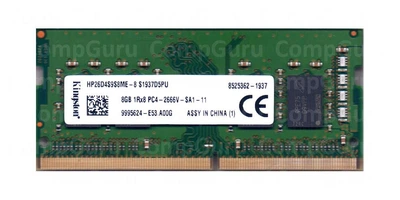 Kingston DDR4 SDRAM 8 ГБ - ROZETKA | Купити ОЗУ Kingston DDR4