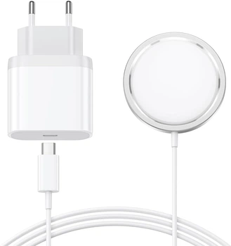 Комплект зарядки для iPhone беспроводная зарядка и блок питания 20W MagSafe Charger для iPhone