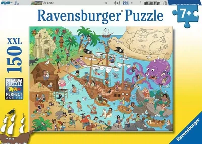 Пазл Ravensburger Pirate Island XXL 150 елементів (4005556133499)