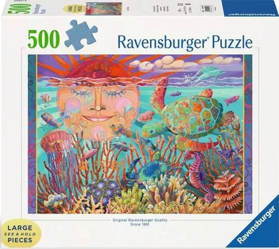 Puzzle Ravensburger Sun and Sea 500 elementów (4005555010036)
