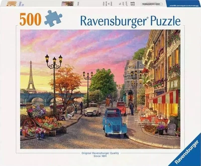Пазл Ravensburger Evening Atmosphere in Paris 500 елементів (4005555001492)