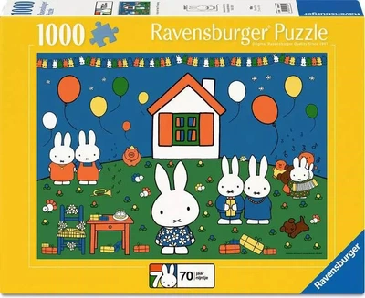 Puzzle Ravensburger Nijntje 70 Years 1000 elementów (4005555016441)