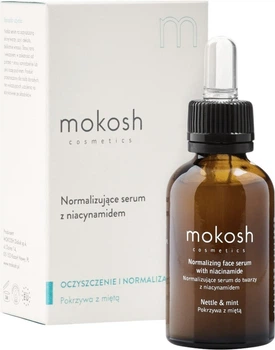 Serum do twarzy Mokosh Cosmetics normalizujące z niacynamidem Pokrzywa z Miętą 30 ml (5902729035392)