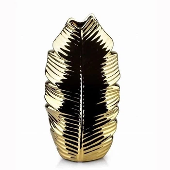 Ваза керамическая LEAF GOLD H-35.5 см. (36016)