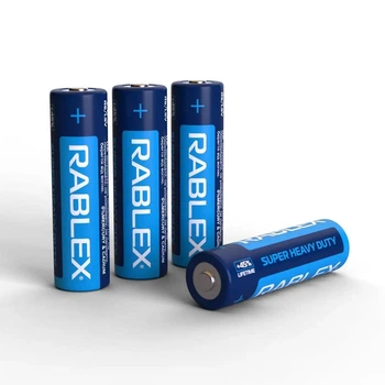 Батарейки Rablex Super Heavy Duty АА (R6) сольові 1.5V пальчикові 4 шт.