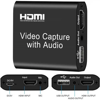 Адаптер видео захвата USB HDMI Video Capture with Audio 3.5 mm для стриминга Pavlysh UHS-5