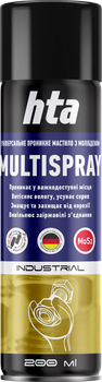Антикорозійне проникне мастило з молібденом HTA MULTI SPRAY MoS2 200 мл