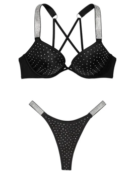 Купальник Bombshell стрази Victoria’s Secret Чорний 38С-M