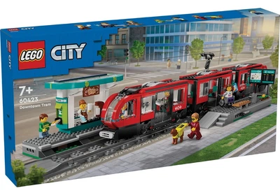 Конструктор LEGO City Трамвай и вокзал в центре города 811 шт для детей 7+ (60423)