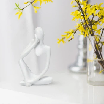 Статуэтка MBM HOME "Мыслитель" DH-ST-16-1 WHITE Белая