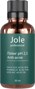 Профессиональный пилинг для проблемной кожи Jole Professional Anti Acne Peeling рН 2.5 30 мл (продается при наличии диплома косметолога или дерматолога)