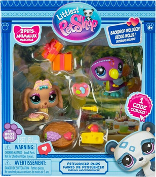 Набір фігурок Hasbro Littlest Pet Shop Petfluencer Pairs 2 шт. (0885561005721)