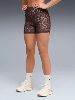 Велосипедки для тренувань жіночі Puma W Tad Essential Spotted Haze Short Tight 52851313 M Chocolate Brown (4069162285973)