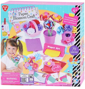 Zestaw do rękodzieła PlayGo Paper Blossom Craft 79 elementów 6039 (4892401060396)