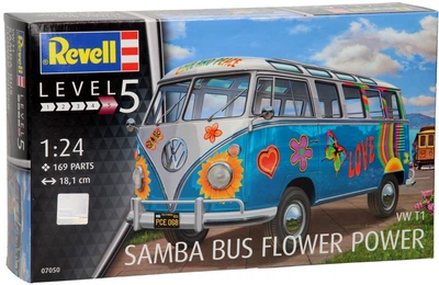 Збірна модель Revell Volkswagen T1 Samba Bus Flower Power REV-07050 (4009803070506)