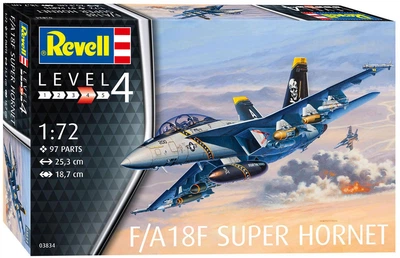 Збірна модель Revell винищувач F/A-18F Super Hornet REV-03834 (4009803038346)
