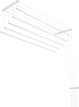 Сушарка для білизни Kadax на стелю 5 прутів 130 см Білий K5050 (5903699441763)