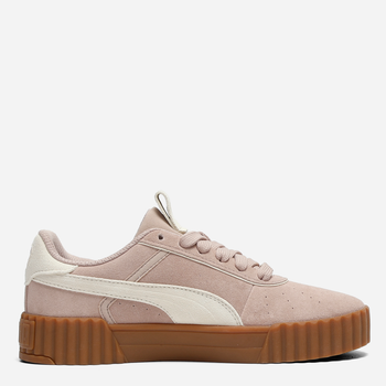 Жіночі кеди замшеві низькі Puma Carina 3.0 Luxe 40072508 40 (6.5UK) 25.5 см Rose Latte/Alpine Snow (4069161496196)