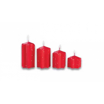 Набір свічок Livarno Home 4 шт. Red (NY4505130820250)