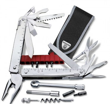 Мультитул Victorinox SwissTool Spirit X Plus Ratchet 38 функций 115 мм бит нейлоновый чехол (Vx30339.N)