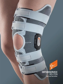 Ортез на коленный сустав с шарнирами GenuSKILL 24A, длинный (M33124A), Orthoservice (Швейцария) (XXL)