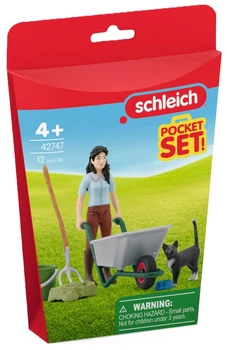 Набір фігурок Schleich Horse Club Набір для прибирання стайні 42747 (4059433992723)