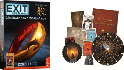 Настільна гра Exit Shadows Over Middle Earth Brain Teaser (голландське видання) (8720289473419)